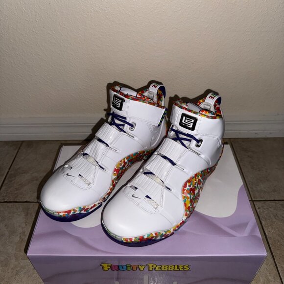 Nike Zoom Lebron IV “Fruity Pebbles” DQ9310-100 Mens Size 11.5 main image 8